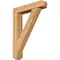 Ekena Millwork Traditional Craftsman Smooth Bracket w/ Offset Brace, Western Red Cedar, 7 1/2"W x 36"D x 48"H BKT0806X36X48TRA04SWR - alternate 1